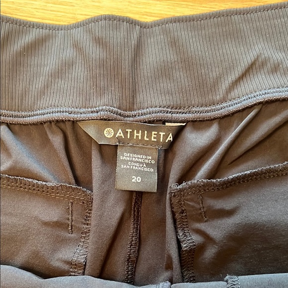 Athleta Women's Black Athletic Shorts - Picture 3 of 4